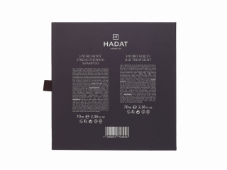 HADAT Root Strengthening Shampoo +Liquid Silk Szampon wzmacniający + Jedwab w płynie 2 x 70 ml