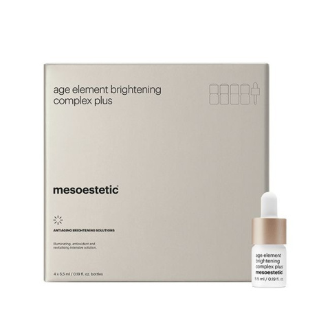 Mesoestetic Age Element Brightening Complex Plus Kuracja o działaniu odnawiającym i rozjaśniającym 4 x 5.50 ml