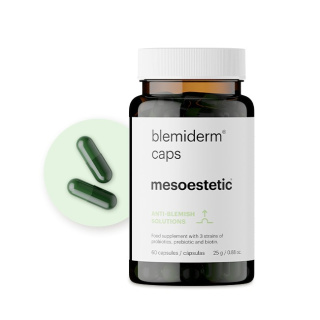 Mesoestetic Blemiderm Caps Suplement diety dla osób ze skórą trądzikową 60 caps