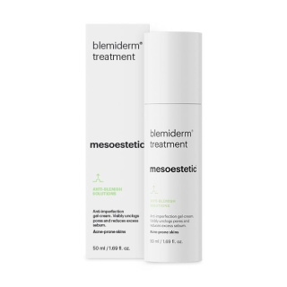 Mesoestetic Blemiderm Treatment Żel-krem na noc do skóry tłustej i trądzikowej 50 ml