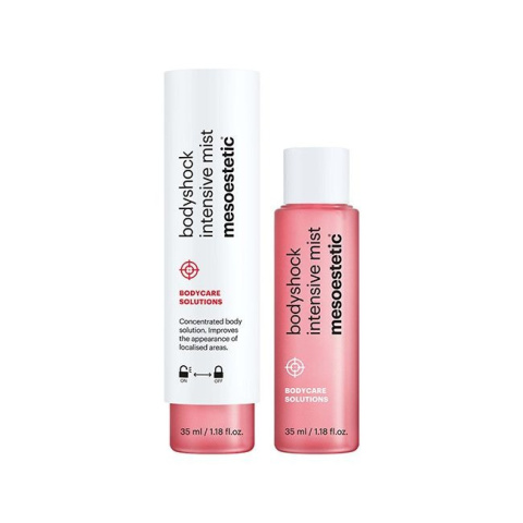 Mesoestetic Bodyshock Intensive Mist Dwufazowy koncentrat redukujący tkankę tłuszczową 2 x 35 ml