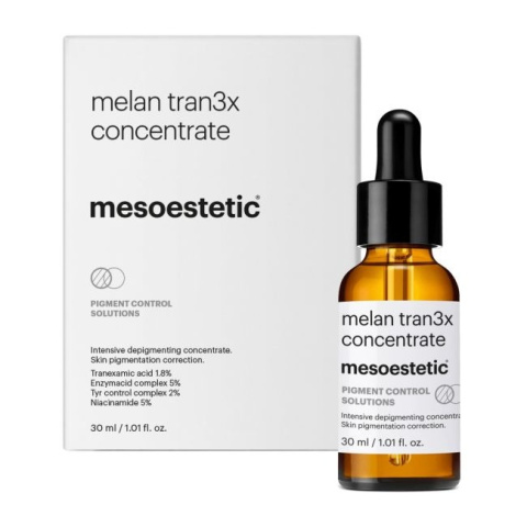 Mesoestetic Melan Tran3x Concentrate Intensywny koncentrat o działaniu depigmentującym na noc 30 ml