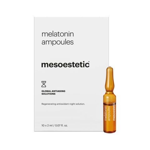 Mesoestetic Melatonin Ampoules Działanie anti-aging i regeneracja 10 x 2 ml Mesoestetic Melatonin Ampoules Działanie anti-aging i regeneracja 10 x 2 ml