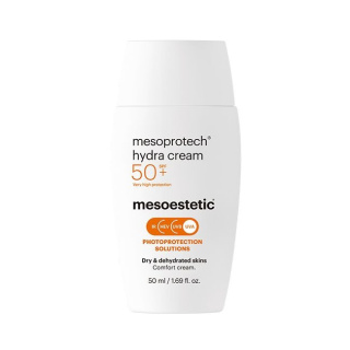 Mesoestetic Mesoprotech Hydra Cream Bardzo wysoka ochrona przeciwsłoneczna UVA i UVB SPF50+ 50 ml