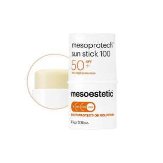 Mesoestetic Mesoprotech Sun Stick 100 Sztyfy punktowy z wysoką ochroną przeciwsłoneczną 4,5 g