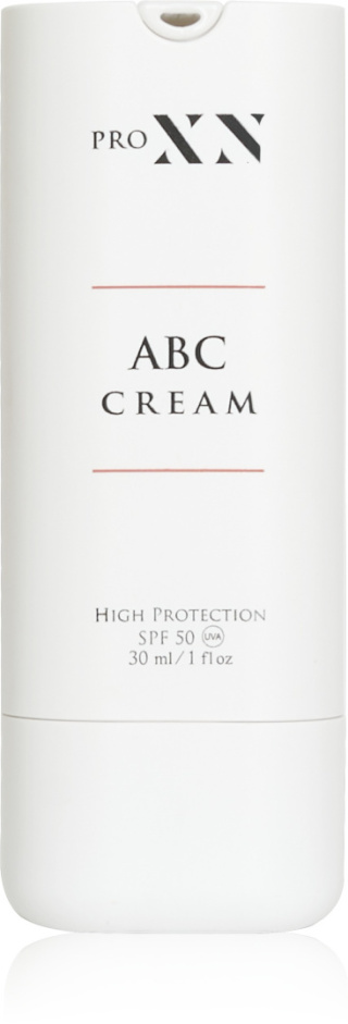 proXN ABC Cream Krem koloryzujący - naturalny blask i ochrona Light Beige SPF50 30 ml