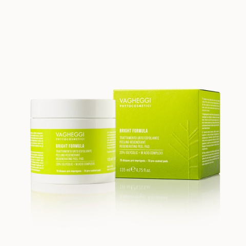 VAGHEGGI Bright Formula Regenerating Peel Pad Regenerujące platki peelingujące 70 szt.