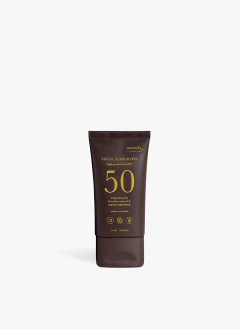 WOODS_COPENHAGEN Sun Face SPF 50 Krem ochronny do twarzy z filtrem SPF 50 wodoodporny, wegański 50 ml