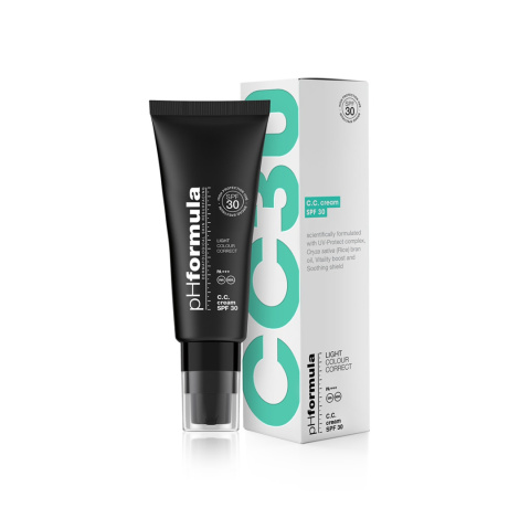 pHformula C.C. Cream SPF 30+ Light Krem barwiony ochronny z witaminą C 50 ml