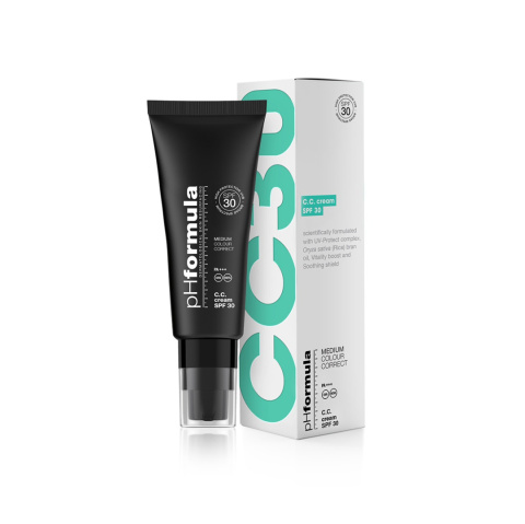 pHformula C.C. Cream SPF 30+ Medium Krem barwiony ochronny z witaminą C 50 ml