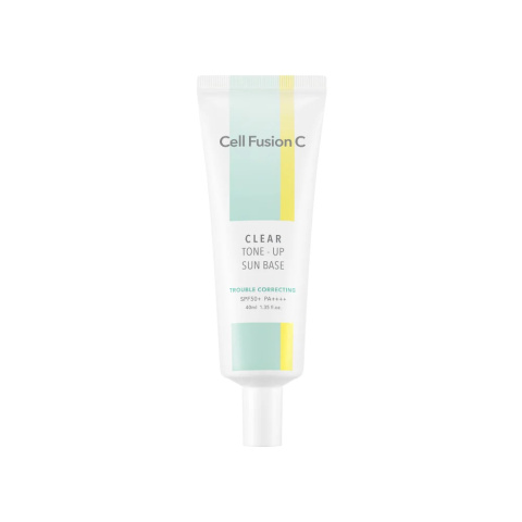CELL FUSION C CLEAR SUN BASE SPF 50+/PA++++ Kryjąca baza dla skóry wrażliwej, trądzikowej z wysoką ochroną przeciwsłoneczną 40ml CELL FUSION C CLEAR SUN BASE SPF 50+/PA++++ Kryjąca baza dla skóry wrażliwej, trądzikowej z wysoką ochroną przeciwsłoneczną 40ml