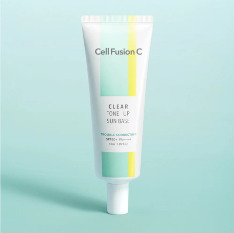CELL FUSION C CLEAR SUN BASE SPF 50+/PA++++ Kryjąca baza dla skóry wrażliwej, trądzikowej z wysoką ochroną przeciwsłoneczną 40ml CELL FUSION C CLEAR SUN BASE SPF 50+/PA++++ Kryjąca baza dla skóry wrażliwej, trądzikowej z wysoką ochroną przeciwsłoneczną 40ml