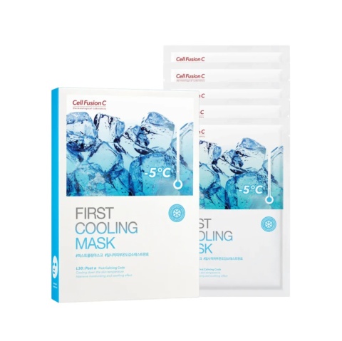 CELL FUSION C FIRST COOLING MASK Chłodząca maska hydrożelowa dla podrażnionej skóry 5 x 25g