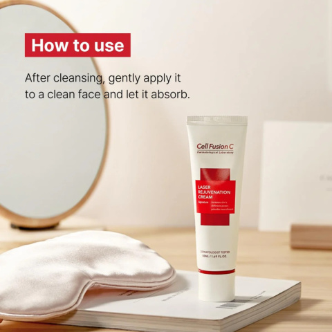 CELL FUSION C LASER REJUVENATION CREAM Krem regenerujący oraz po zabiegach estetycznych 50ml CELL FUSION C LASER REJUVENATION CREAM Krem regenerujący oraz po zabiegach estetycznych 50ml