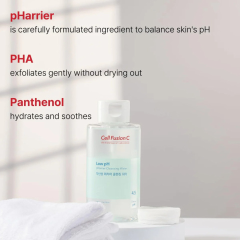 CELL FUSION C LOW pH pHarrier CLEANSING WATER Płyn micelarny do oczyszczania skóry twarzy 500ml CELL FUSION C LOW pH pHarrier CLEANSING WATER Płyn micelarny do oczyszczania skóry twarzy 500ml