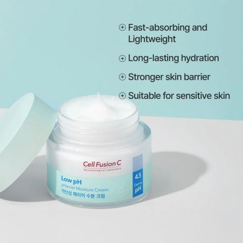 CELL FUSION C Low pH pHarrier MOISTURE CREAM Krem nawilżający dla skóry suchej i wrażliwej 55 ml CELL FUSION C Low pH pHarrier MOISTURE CREAM Krem nawilżający dla skóry suchej i wrażliwej 55 ml