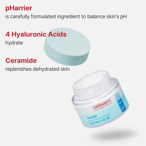 CELL FUSION C Low pH pHarrier MOISTURE CREAM Krem nawilżający dla skóry suchej i wrażliwej 55 ml CELL FUSION C Low pH pHarrier MOISTURE CREAM Krem nawilżający dla skóry suchej i wrażliwej 55 ml