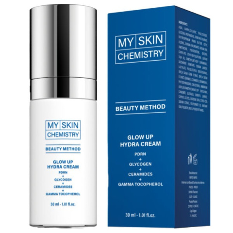 MY SKIN CHEMISTRY Glow Up Hydra Cream Lekki krem z kompleksem nawilżającym 30 ml MY SKIN CHEMISTRY Glow Up Hydra Cream Lekki krem z kompleksem nawilżającym 30 ml