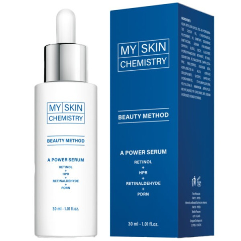 MY SKIN CHEMISTRY A Power Serum Kompleks przeciwstarzeniowy z retinoidami 30 ml MY SKIN CHEMISTRY A Power Serum Kompleks przeciwstarzeniowy z retinoidami 30 ml