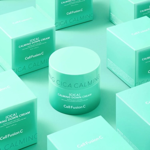 CELL FUSION C Cica Calming Down Cream Krem łagodzący do skóry wrażłiwej 50 ml CELL FUSION C Cica Calming Down Cream Krem łagodzący do skóry wrażłiwej 50 ml