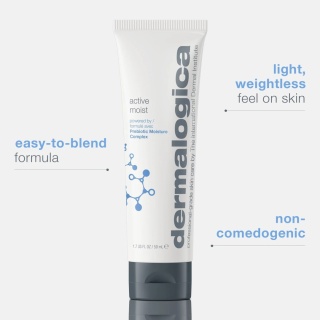 Dermalogica Active Moist 2.0 Lekki prebiotyczny krem nawilżający do skóry tłustej i mieszanej 50 ml