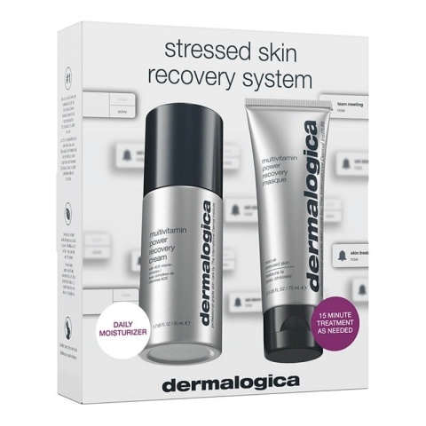 Dermalogica Stressed Skin Recovery System Multiwitaminowy krem nawilżający 50 ml + Maseczka o działaniu rewitalizującym 75 ml