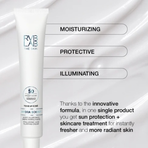 RVB LAB Hydra Boost Glow Skin Krem z kwasem hialuronowym SPF 50 50 ml