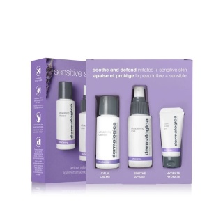 Dermalogica Sensitive Skin Rescue ZESTAW Żel nawilżający 15 ml + Tonik dla cer bardzo wrażliwych 50 ml + Żel do mycia 50 ml