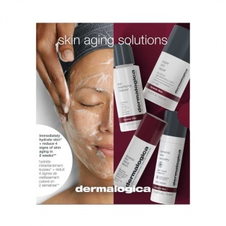 Dermalogica Skin Aging Solutions Kit ZESTAW Żel do mycia 30 ml + Serum 10 ml + Krem regenerujący 15 ml + Krem SPF 50 15 ml